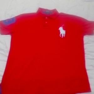 Classic big pony mesh polo.